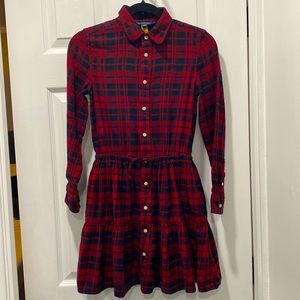 Polo Ralph Lauren Ruffle Bottom Shirt Dress